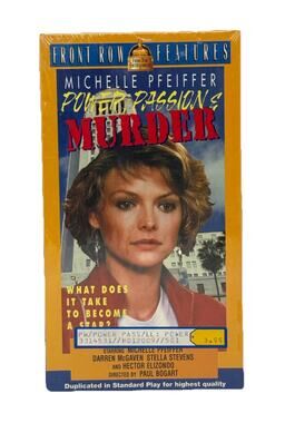 Power Passion and Murder 1987 VHS Michelle Pfeiffer Darren McGavin New Sealed